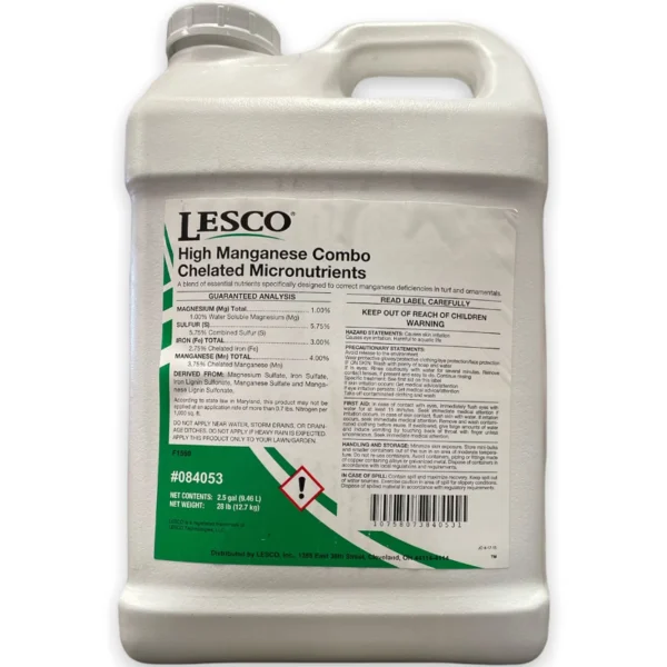 LESCO Liquid Fertilizer 2.5 gal. High Manganese Combo w/ cMicros (084053CA)